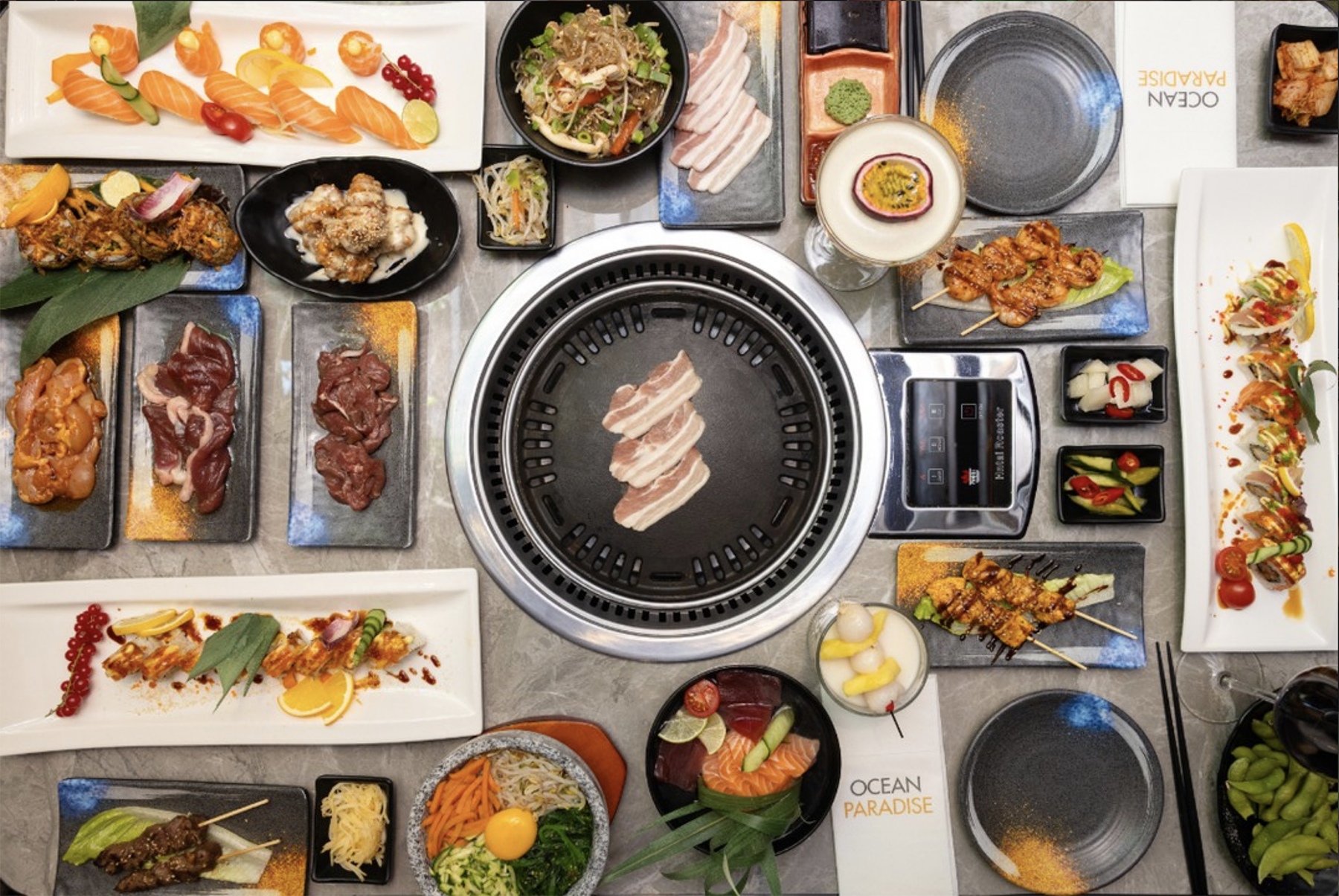 Korean BBQ bijgerechten